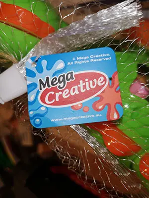 Photo from the official notice: Mega Creative SORTER plastic toy — choking risk