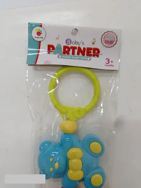Photo from the official notice: Zheng he Toys Baby's Partner Funny Baby Toys rattle toy — choking risk