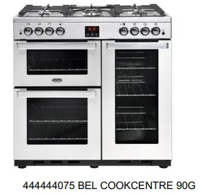 Photo from the official notice: Belling gas cooker — suffocation risk