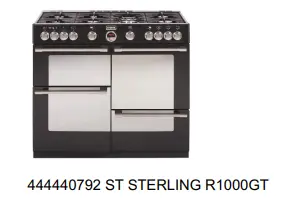 Photo from the official notice: Stoves gas cooker — suffocation risk