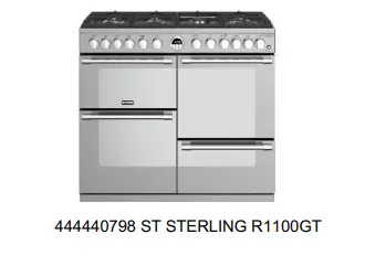Photo from the official notice: Stoves gas cooker — suffocation risk