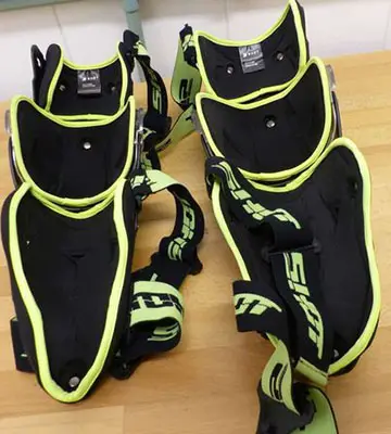 Photo from the official notice: Shot Race Gear 21-Shot-Kneeguard Interceptor knee guards — injuries risk