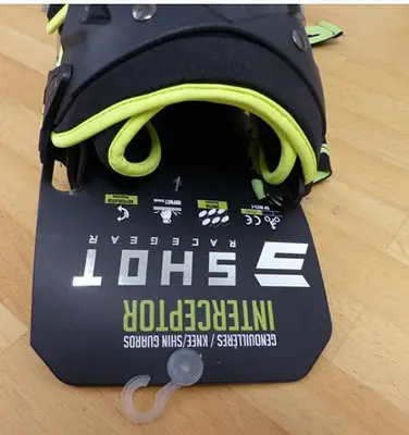 Photo from the official notice: Shot Race Gear 21-Shot-Kneeguard Interceptor knee guards — injuries risk