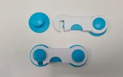 Foto aus der offiziellen Meldung: Kinderslot - Baby lock Babyschlösser — Risiko: Ersticken