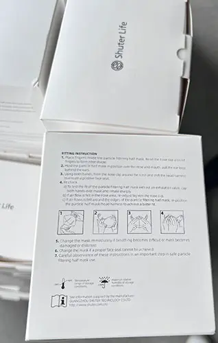 Photo de l’avis officiel: Shuter Life , KN95 Non-powered air-purifying particle respirator Masque de filtre à particules — risque: Risque sanitaire/autre