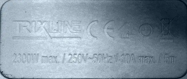 Foto dell’avviso ufficiale: TRIXLINE Hosszabbító kábel Cavo di estensione — rischio: Ustioni & Incendio (A11/00137/22)
