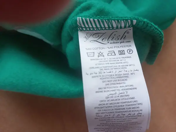 Photo from the official notice: Miss Zelish children's jacket — strangulation risk
