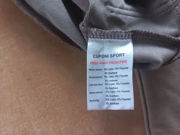 Photo from the official notice: Cuponi children's jacket — strangulation risk