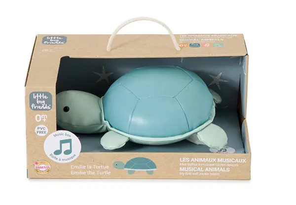Foto do aviso oficial: Little big friends Les animaux musicaux Brinquedo suave musical — risco: Estrangulamento