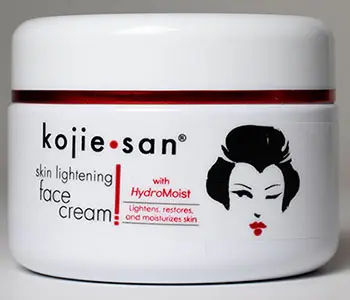 Foto aus der offiziellen Meldung: Kojie san skin lightening face cream Hautaufhellungscreme — Risiko: Chemikalie