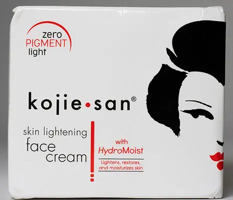 Foto aus der offiziellen Meldung: Kojie san skin lightening face cream Hautaufhellungscreme — Risiko: Chemikalie