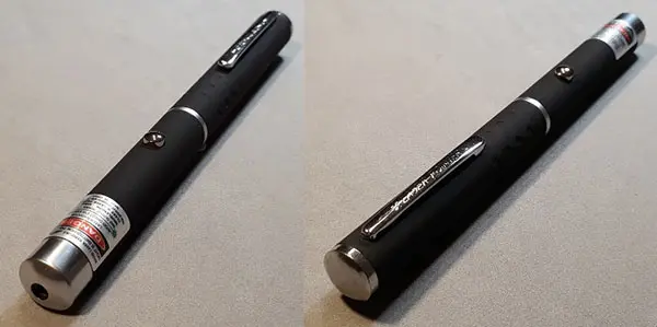 Foto aus der offiziellen Meldung: LASER POINTER Laserpointer — Risiko: Sehschaden (INFO/00142/22)