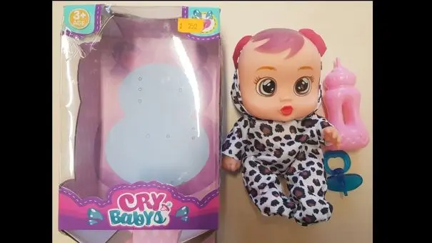Photo de l’avis officiel: CRY Babys Ensemble de poupées en plastique — risque: Risque chimique
