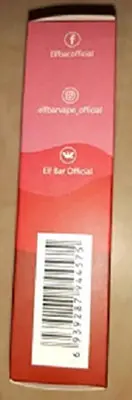 Photo de l’avis officiel: ELFBAR BC 5000 RED MOJITO Cigarette électronique jetable — risque: Risque chimique