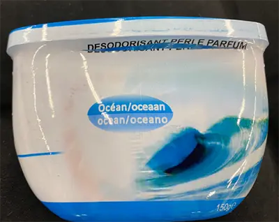 Photo de l’avis officiel: Gifi Désodorisant perle parfums — risque: Risque chimique