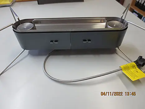 Photo from the official notice: Optimus portable camping stove — burns & fire risk