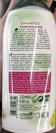 Photo de l’avis officiel: L'angelica Shampoo fortificante fortifying Shampooing — risque: Risque chimique