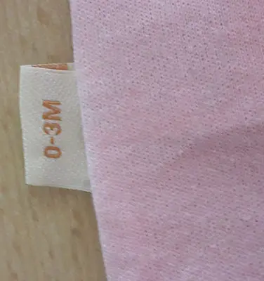 Photo from the official notice: Nana babies' clothing set — choking risk