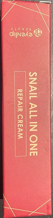 Photo de l’avis officiel: Snail All in One Repair Cream Crème pour le visage — risque: Risque chimique