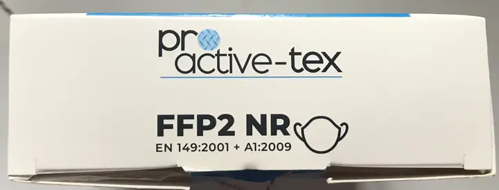 Foto uit de officiële melding: PROACTIVE-TEX Proactive-tex MASK- 05 Het masker van het deeltjefilter — risico: Gezondheidsrisico/overige
