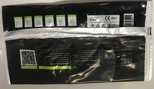 Foto aus der offiziellen Meldung: FAMEX FAGOMED Particle filtering half mask Partikelfiltermaske — Risiko: Gesundheitsrisiken/Sonstige