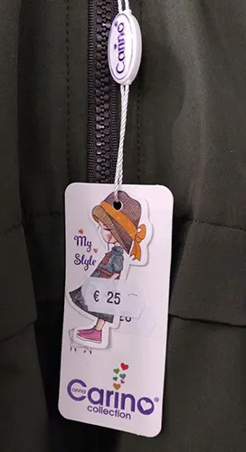 Foto dell’avviso ufficiale: anna carino Anna Carino Giacca per bambini — rischio: Lesioni