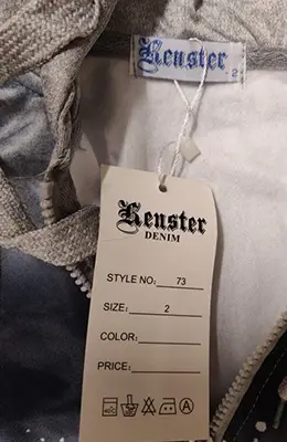 Foto dell’avviso ufficiale: benster denim Benster denim Set di abbigliamento per bambini — rischio: Lesioni & Strangolamento