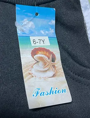 Foto do aviso oficial: Fashion Calças para crianças — risco: Ferimentos (A12/01806/22)
