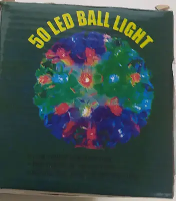 Photo de l’avis officiel: 50 LED ball light Chaîne d’éclairage — risque: Choc électrique & Incendie