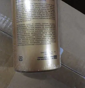 Photo de l’avis officiel: Miso keratin Produit de soins capillaires — risque: Risque chimique