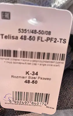 Foto uit de officiële melding: ABGO Telisa, Delicja Kindermuts — risico: Verwonding & Verwurging
