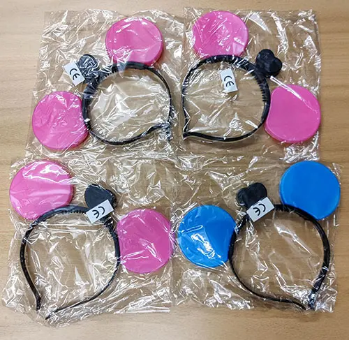Foto dell’avviso ufficiale: Fascia di testa con luci a LED — rischio: Rischio chimico
