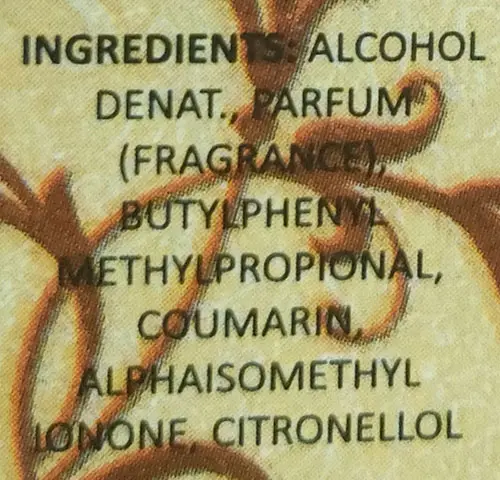 Photo de l’avis officiel: Mavi profumi Boum Parfum — risque: Risque chimique