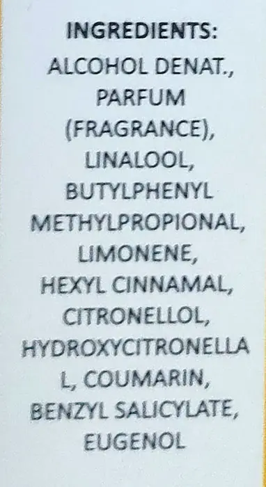 Foto dell’avviso ufficiale: Mavi profumi Alieni Profumo — rischio: Rischio chimico
