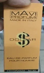 Photo de l’avis officiel: Mavi profumi Dollar Parfum — risque: Risque chimique
