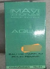 Photo de l’avis officiel: Mavi profumi Aqua Parfum — risque: Risque chimique