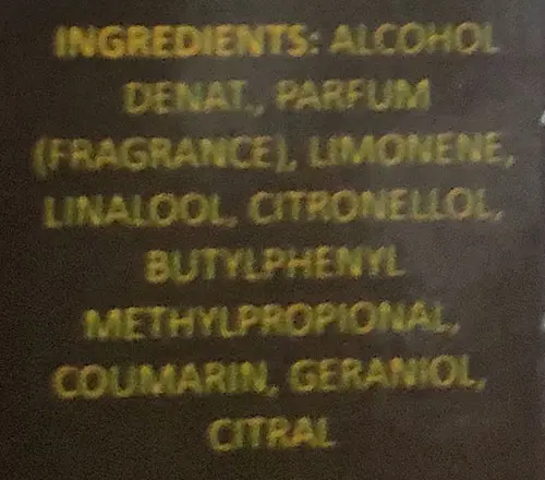 Foto dell’avviso ufficiale: Mavi profumi Gocce Profumo — rischio: Rischio chimico