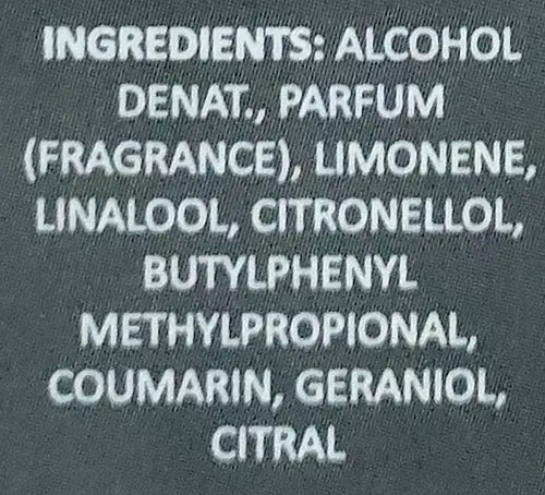 Foto dell’avviso ufficiale: Mavi profumi Menia Profumo — rischio: Rischio chimico