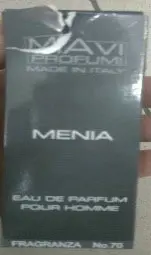 Foto dell’avviso ufficiale: Mavi profumi Menia Profumo — rischio: Rischio chimico