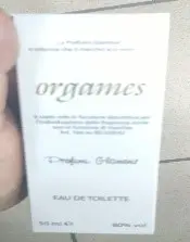 Photo de l’avis officiel: Glamour profumi Orgames Eau de toilette — risque: Risque chimique (A12/00062/23)
