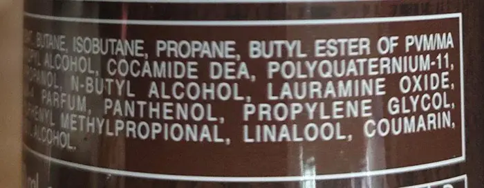 Photo de l’avis officiel: Splend'or Splend'or Mousse capillaire — risque: Risque chimique