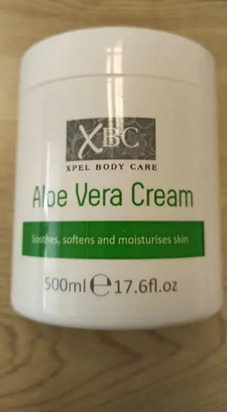 Photo de l’avis officiel: XCB XPEL BODY CARE Aloe Vera Cream Crème pour le corps — risque: Risque chimique