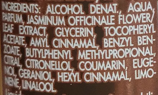 Foto dell’avviso ufficiale: Tesori d'Oriente Profumo aromatico — rischio: Rischio chimico