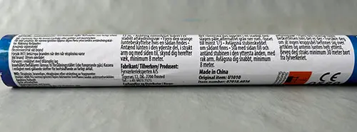 Foto do aviso oficial: Fyrværkerieksperten a/s Romerlys 5 skud Lumes de artifício — risco: Queimaduras & Lesões auditivas