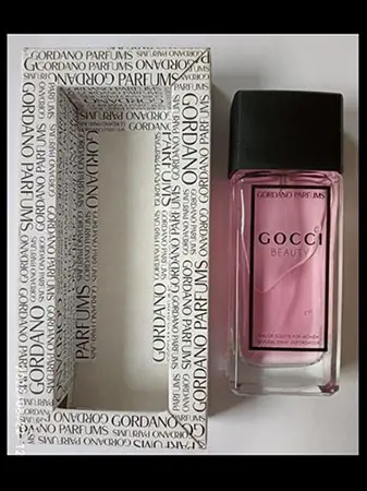 Foto aus der offiziellen Meldung: GORDANO PARFUMS GORDANO PARFUMS GOCCI BEAUTY Eau de toilette — Risiko: Chemikalie