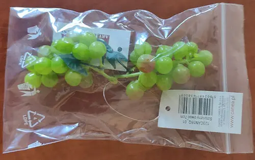 Foto do aviso oficial: Canea Canea Art, Dekoracyjne Uvas decorativas — risco: Engasgamento