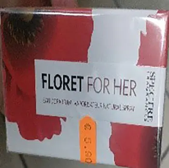 Photo de l’avis officiel: Spectre Floret for Her Parfum — risque: Risque chimique
