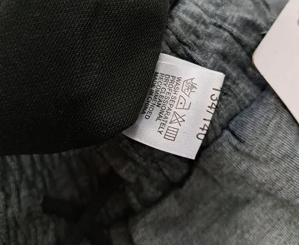 Photo de l’avis officiel: MING FENG Pantalon pour enfants — risque: Blessures (A12/00127/23)
