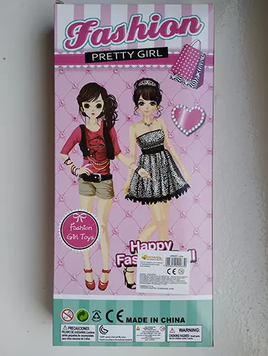 Photo de l’avis officiel: Madipol Fashion Pretty Girl Poupée en plastique — risque: Risque chimique