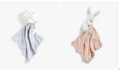 Photo from the official notice: Newbie Newbie Yoyo Rabbit Blanket toy blanket — choking risk